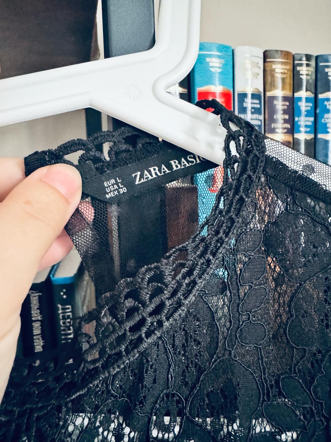 Zara Кружевной топ ZARA BASIC — фото 2
