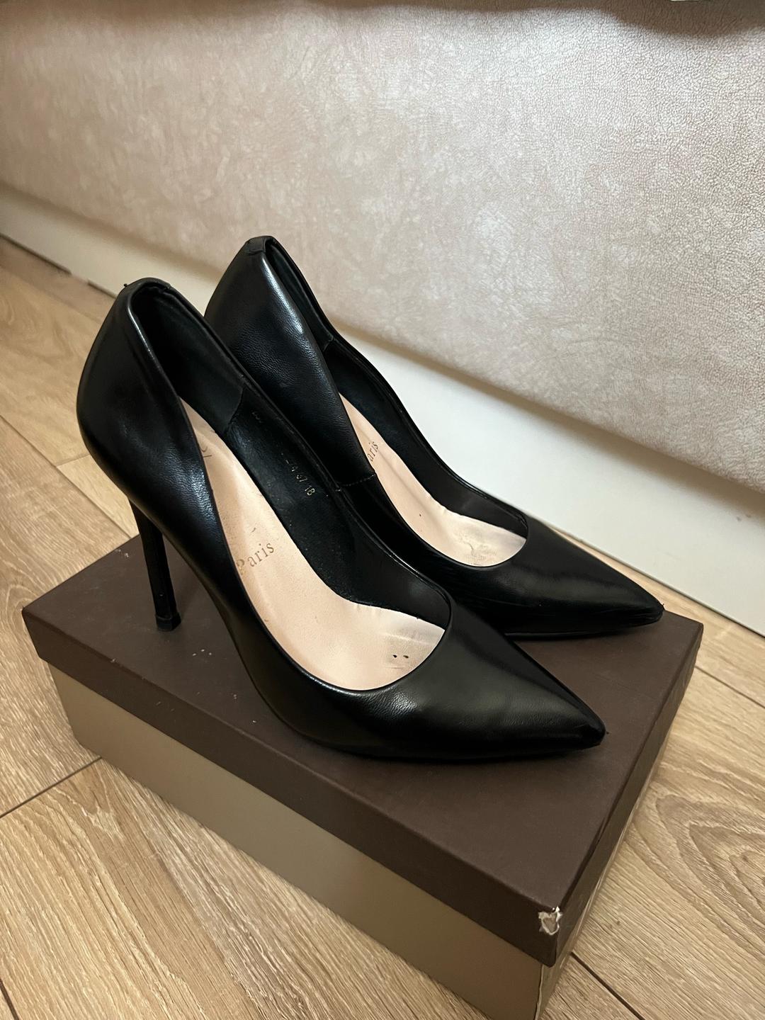 Zara Черные туфли-лодочки — фото 2