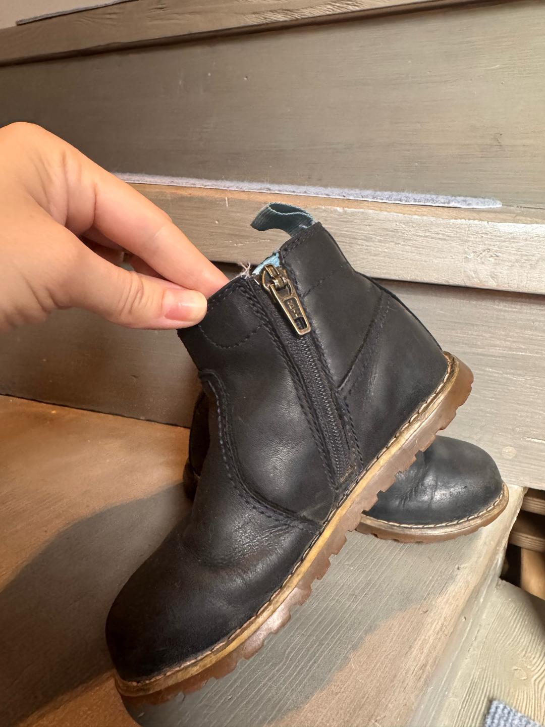 Timberland Детские кожаные ботинки Timberland осенние 17 см стелька — фото 2