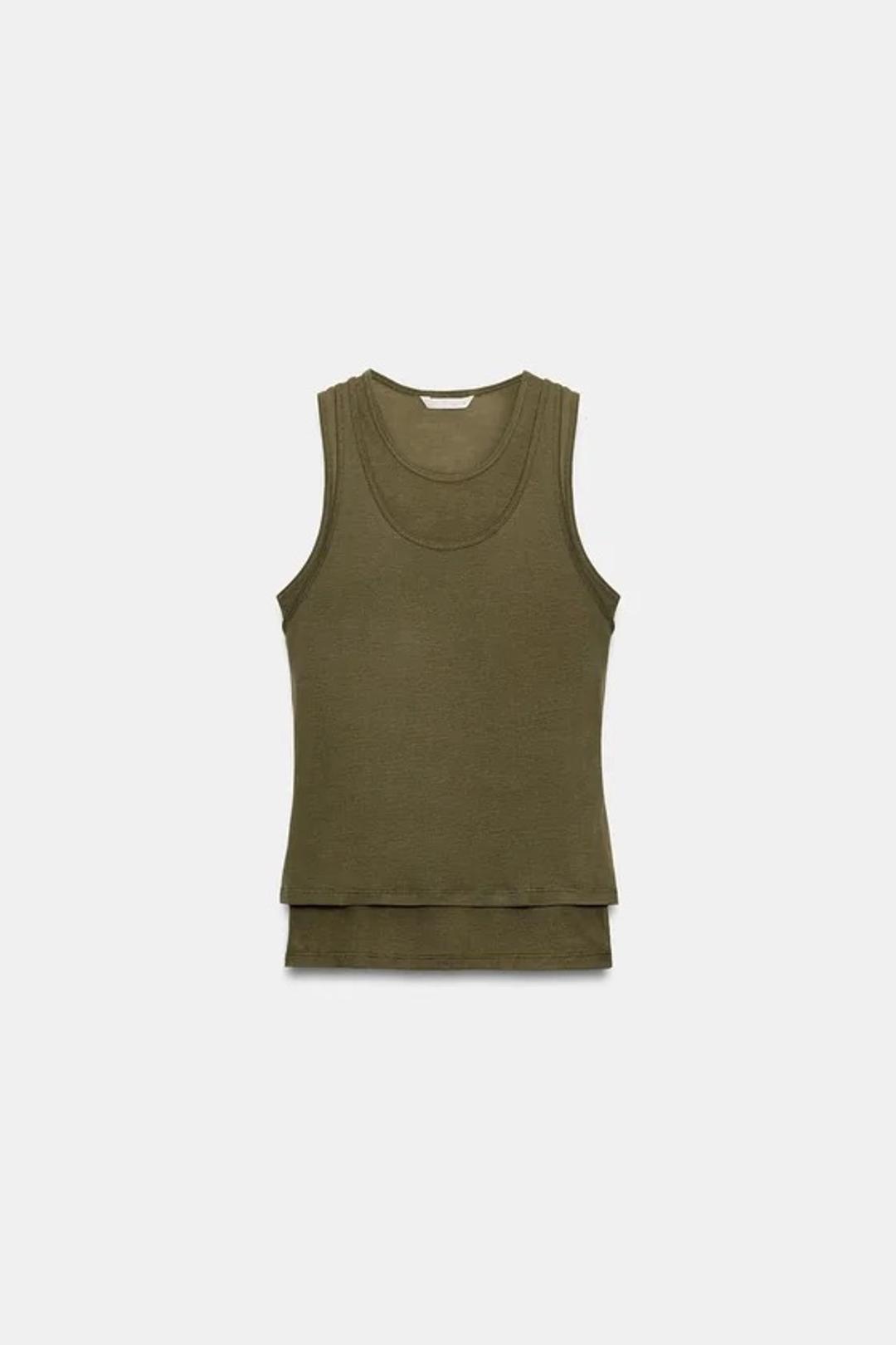 Zara Двойная майка — фото 2