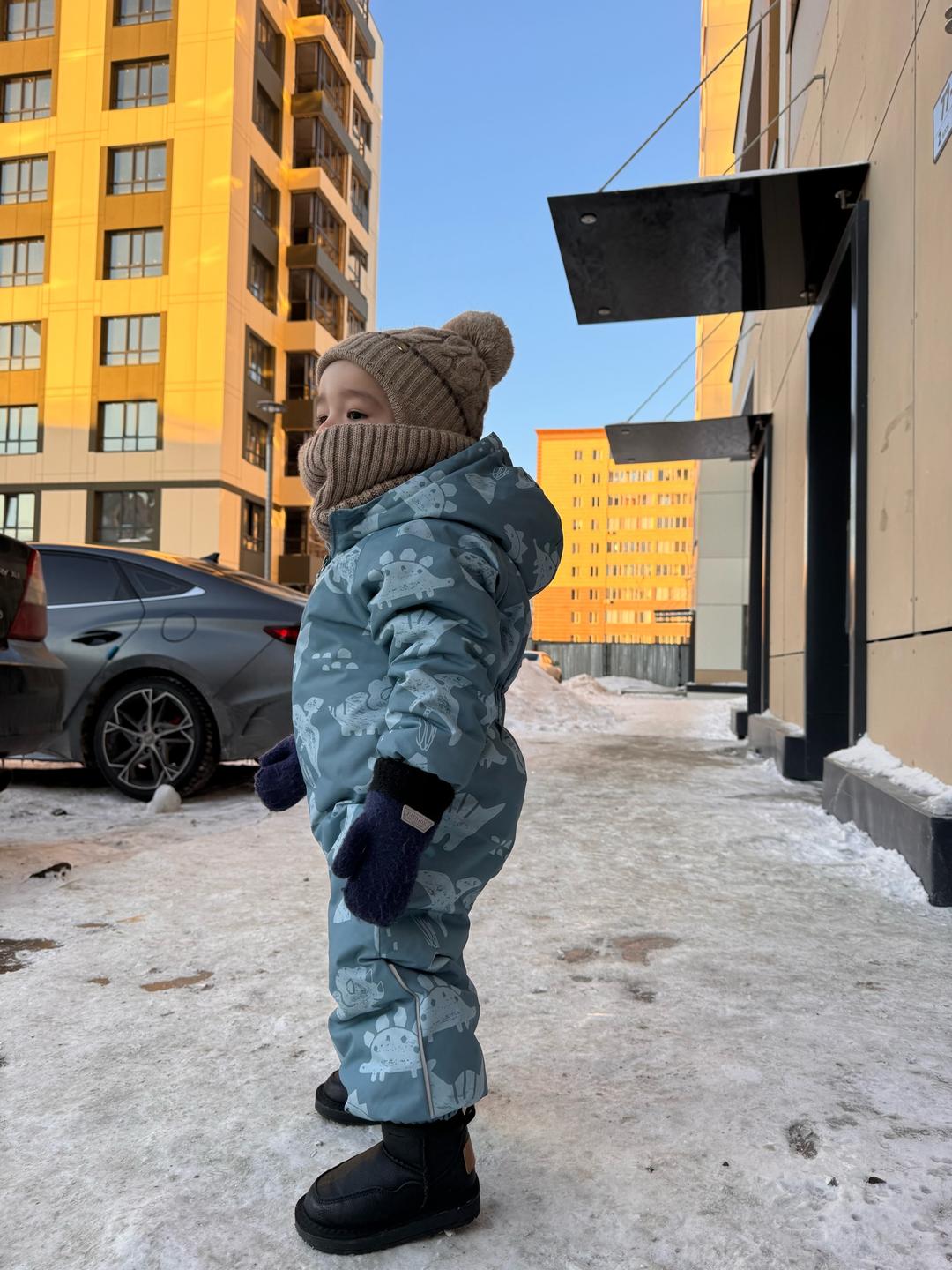 Baby Go Утепленный комбинезон для мальчика — фото 2