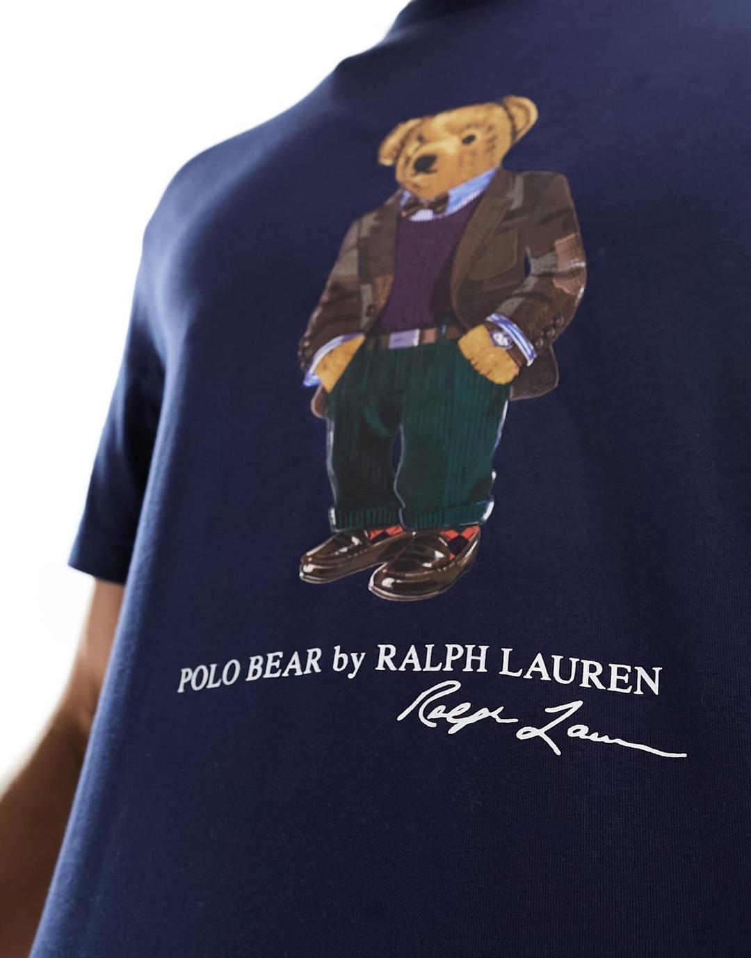 Polo Ralph Lauren Футболка Polo Ralph Lauren с принтом мишки — фото 2