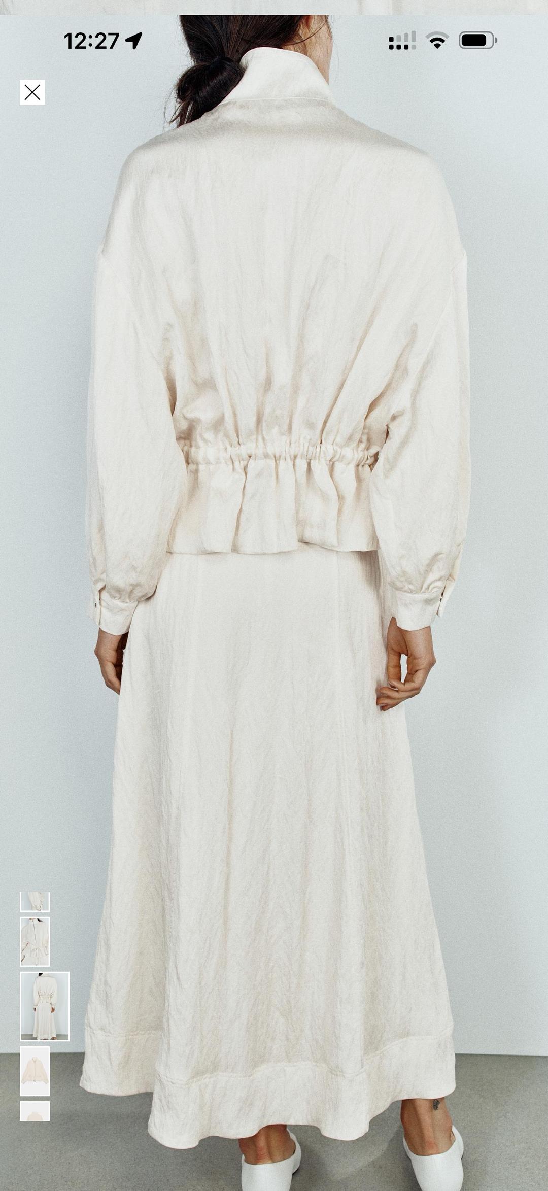 Zara Костюм zara бомбер и юбка — фото 2