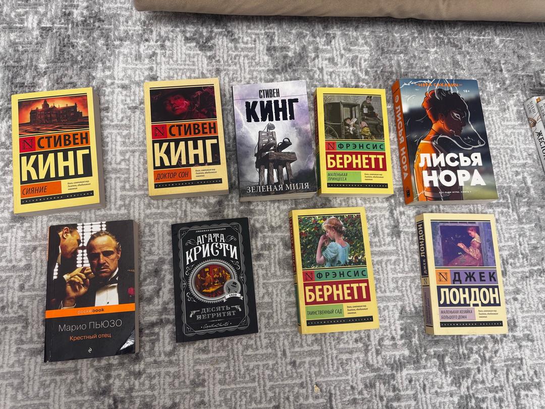 Фрэнсис Бернетт, Стивен Кинг, Джек Лондон, Керри Манискалко, Нора Сакавич Книги в отличном состоянии — фото 2
