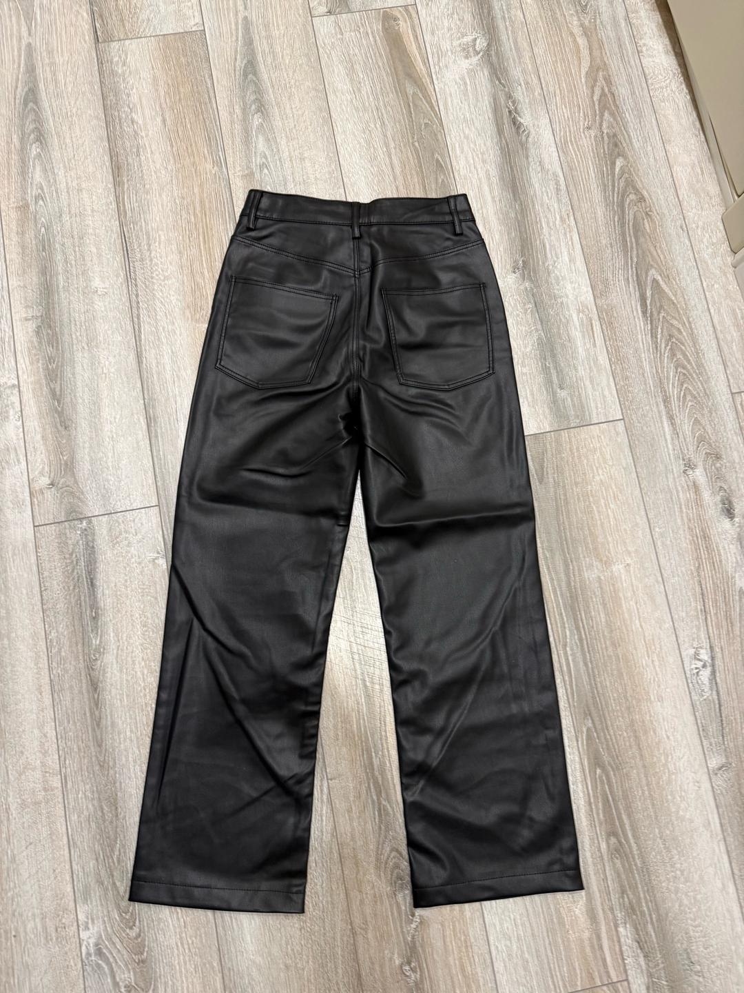 Zara Брюки Zara из экокожи — фото 2