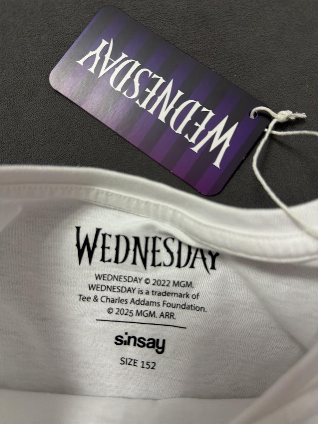 Sinsay Футболка Sinsay с принтом Wednesday — фото 2