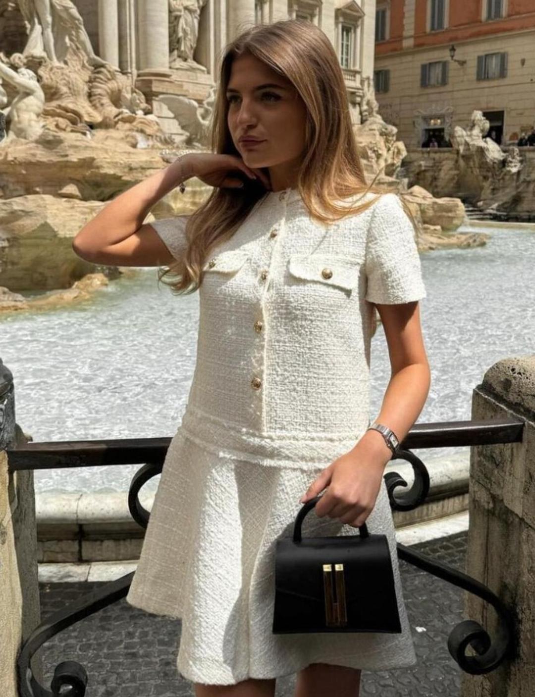 Zara Платье ZARA твидовое — фото 2