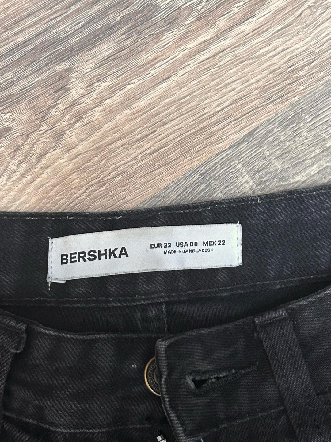 Bershka Джинсы Bershka wide leg черные — фото 2