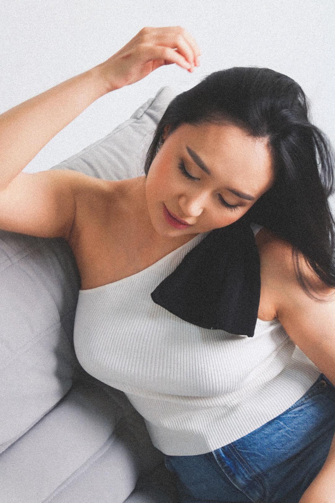 Zara Топ на одно плечо — фото 2
