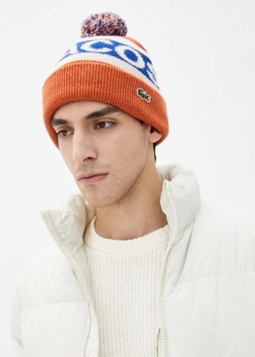 Lacoste Lacoste шапка с шарфом — фото 2