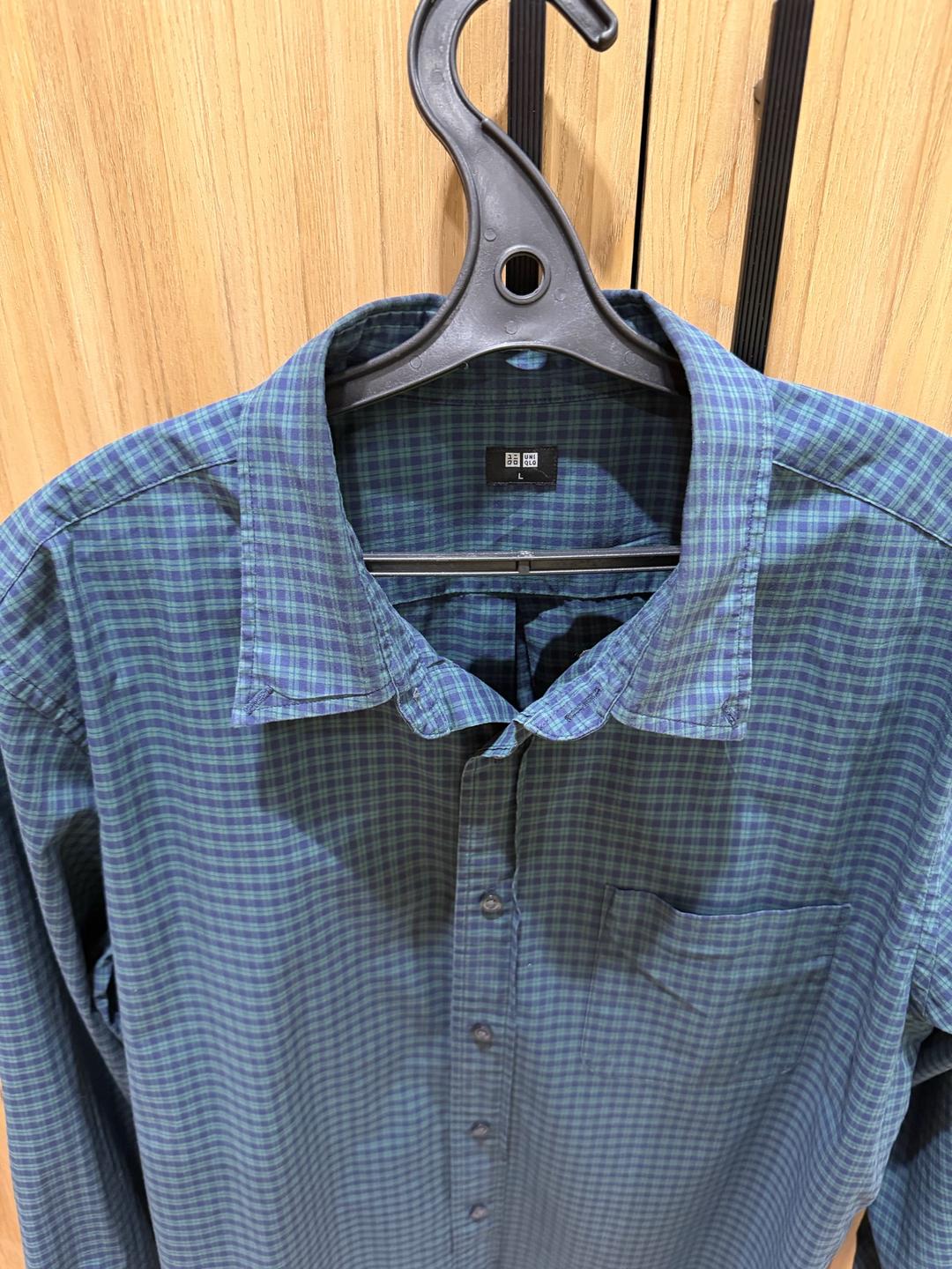 Uniqlo Рубашка Uniqlo в клетку — фото 2