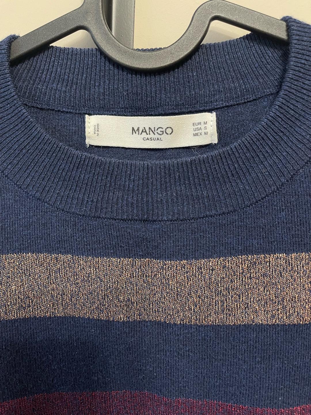Mango Джемпер Mango в полоску — фото 2
