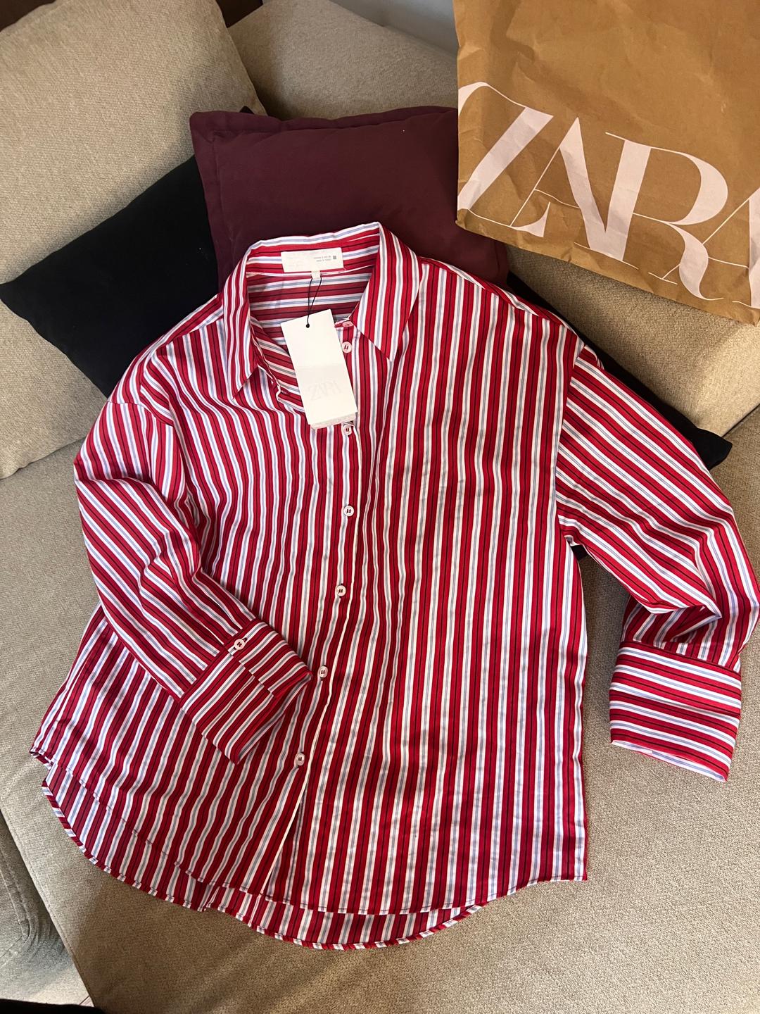 Zara Рубашка ZARA в полоску — фото 2