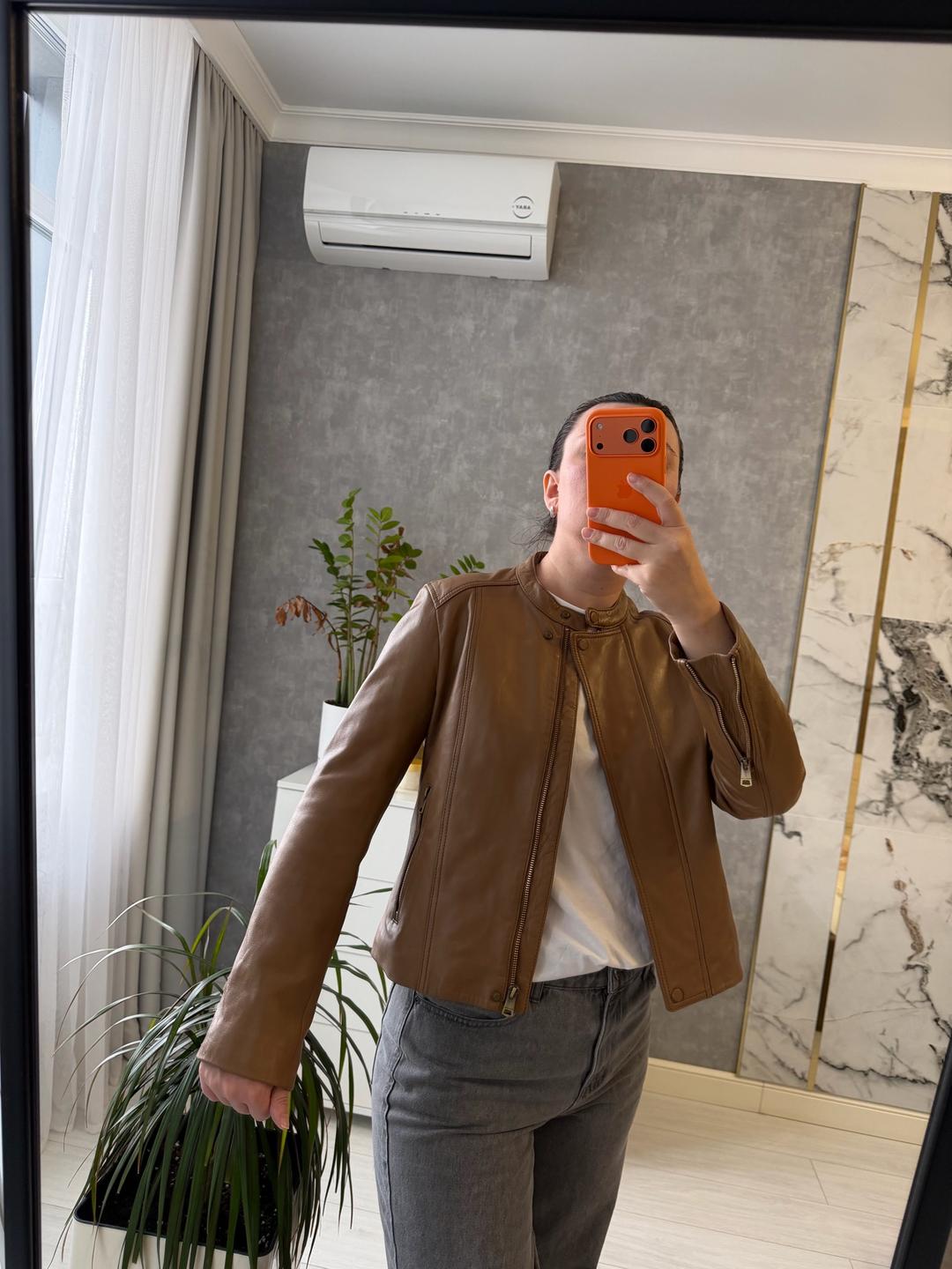 Massimo Dutti Кожаная куртка Massimo Dutti, M — фото 2