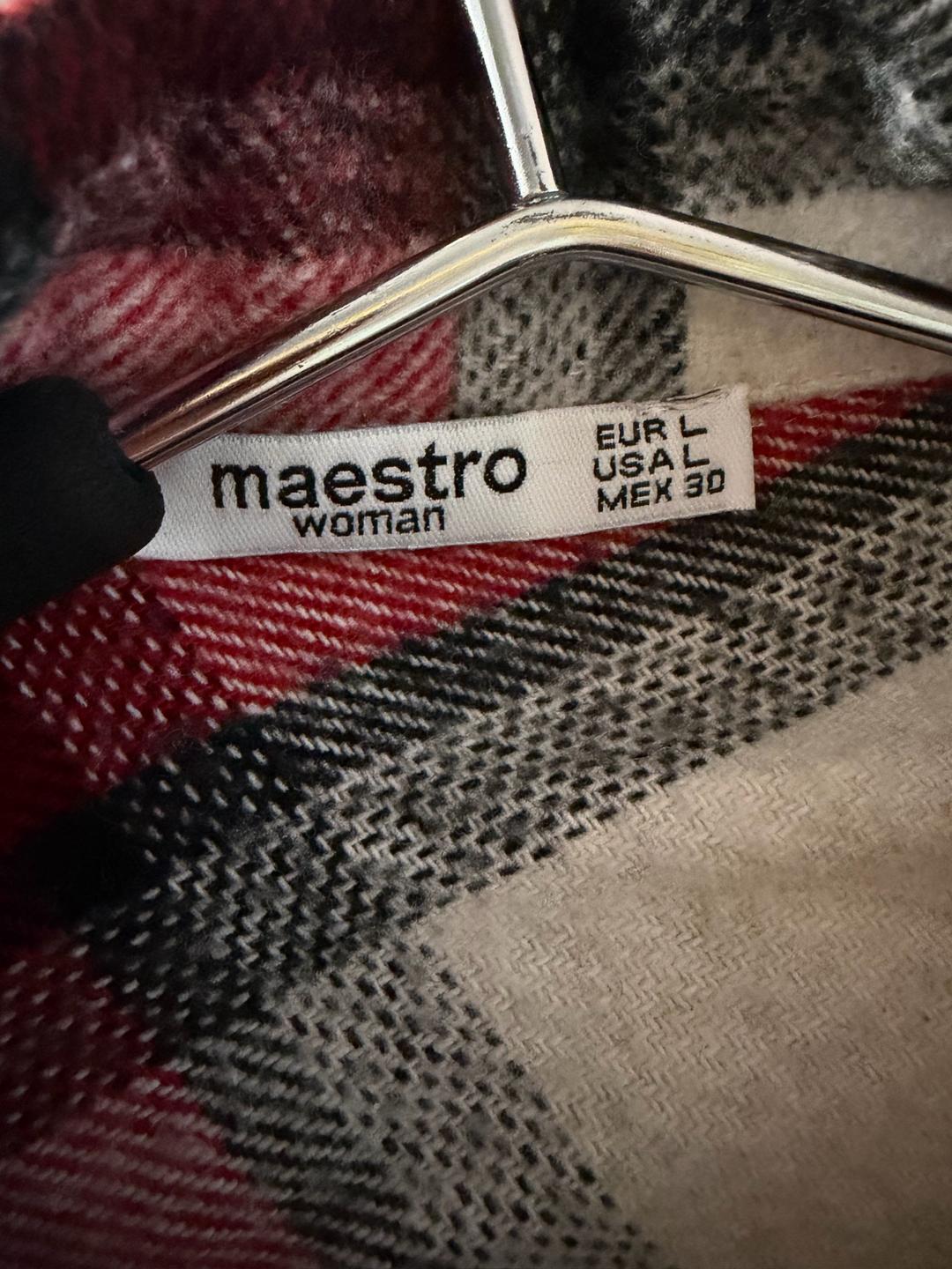 maestro Плотная рубашка в клетку L — фото 2