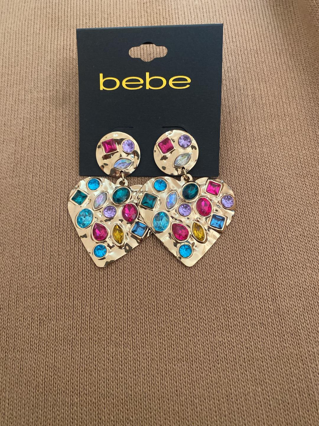 bebe Серьги bebe в форме сердца — фото 2