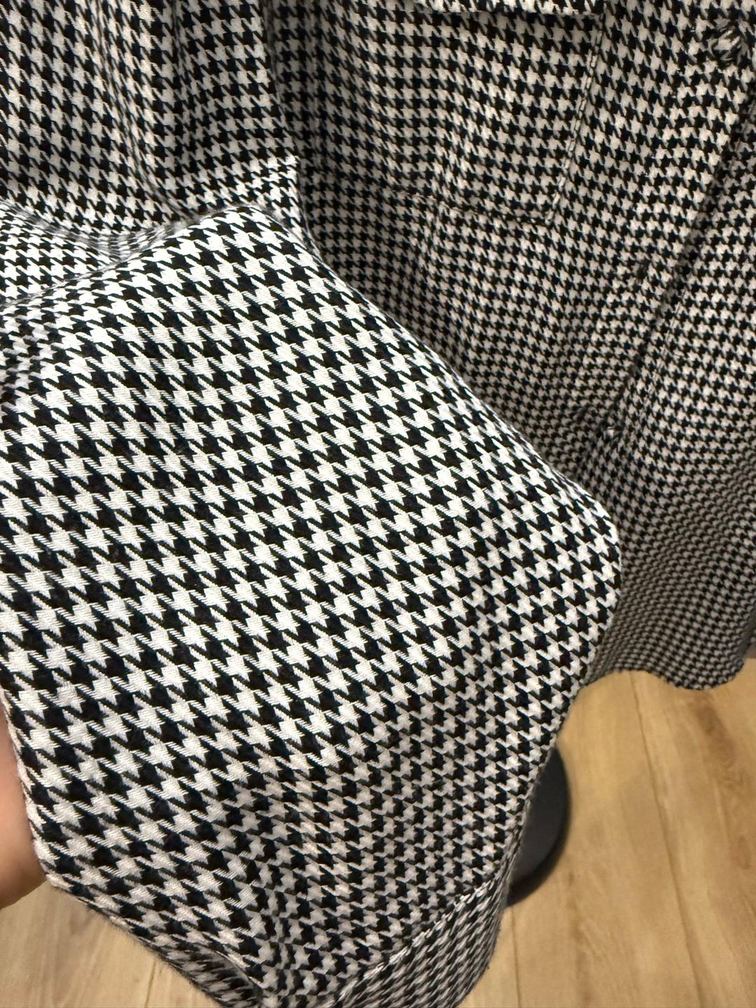 Zara Рубашка ZARA в клетку гусиная лапка — фото 2