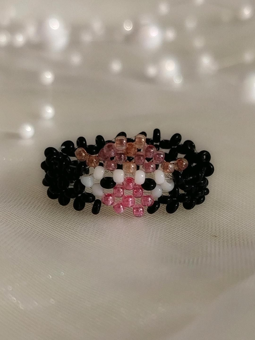 Handmade (ручная работа) Набор колец из бисера "Смешарики" — фото 2
