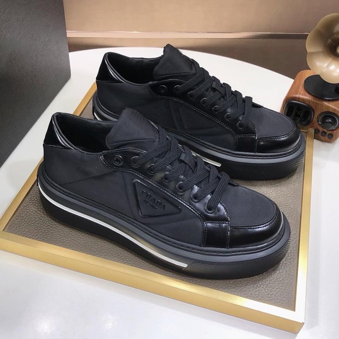 Prada Prada кеды на платформе — фото 2