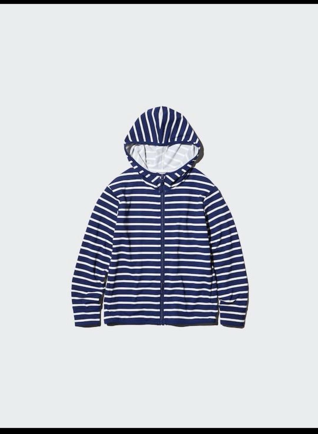 Uniqlo Толстовка на молнии в полоску — фото 2