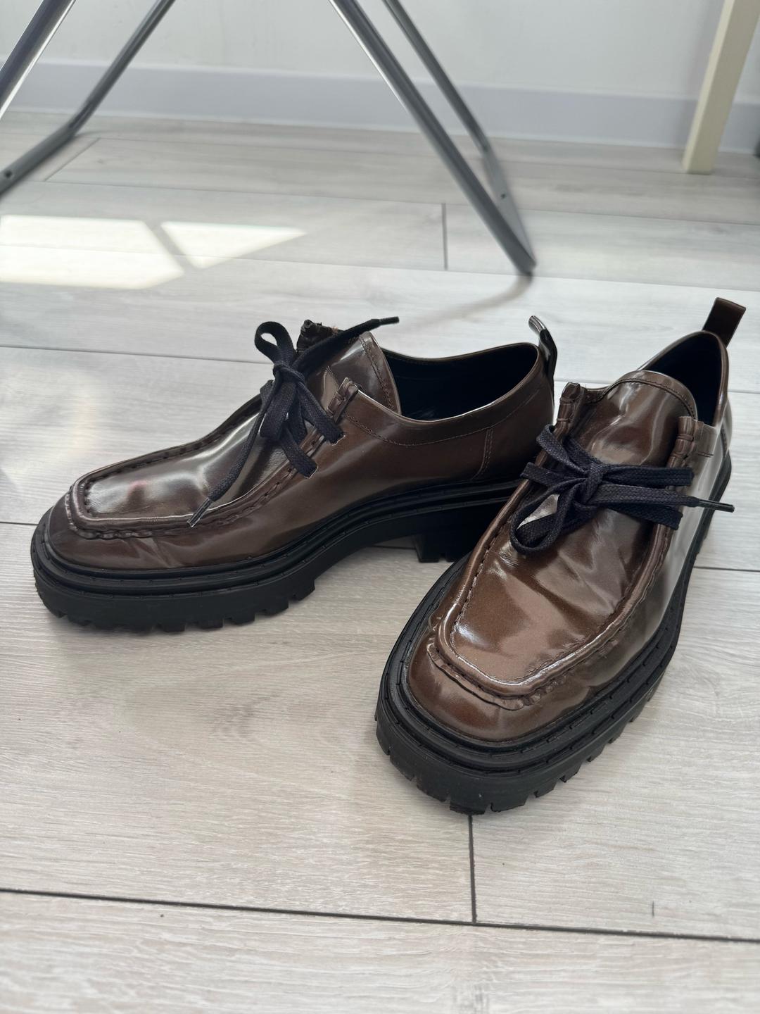 Massimo Dutti Женские полуботинки на платформе — фото 2