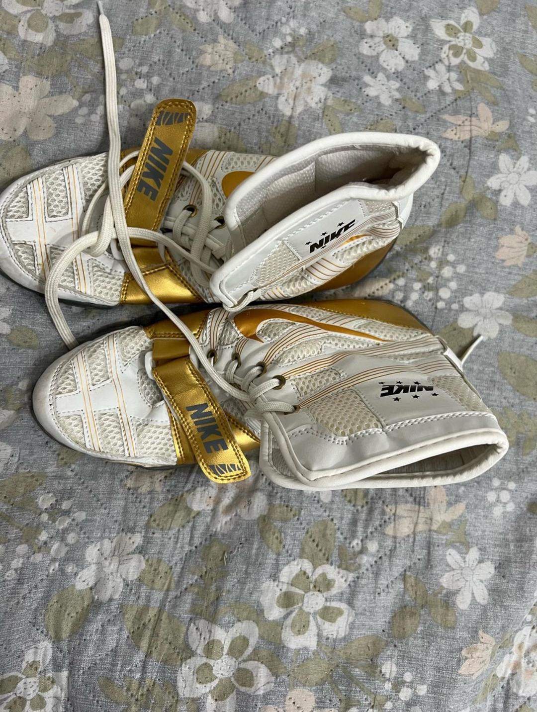 Nike Боксерки Nike HyperKO 1 (White / Gold) — фото 2