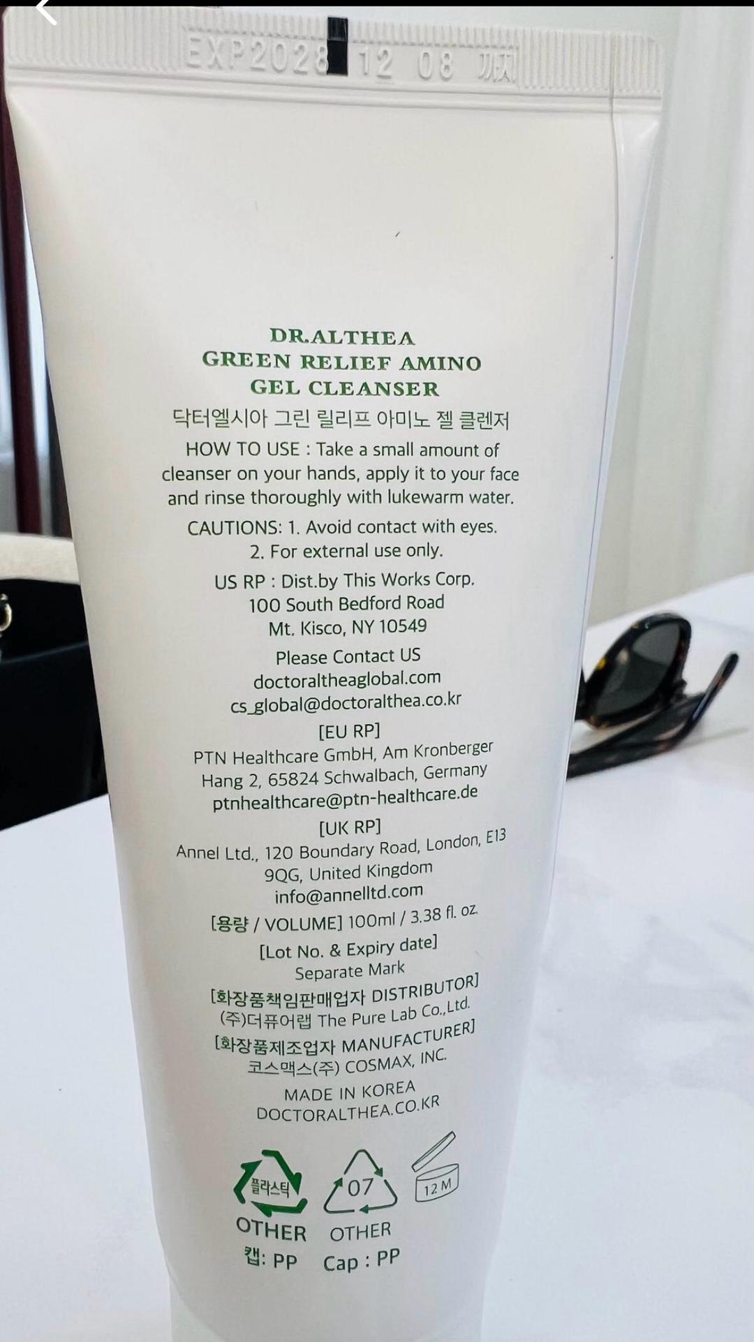 Dr Althea Dr. Althea Green Relief Amino Gel Cleanser — фото 2