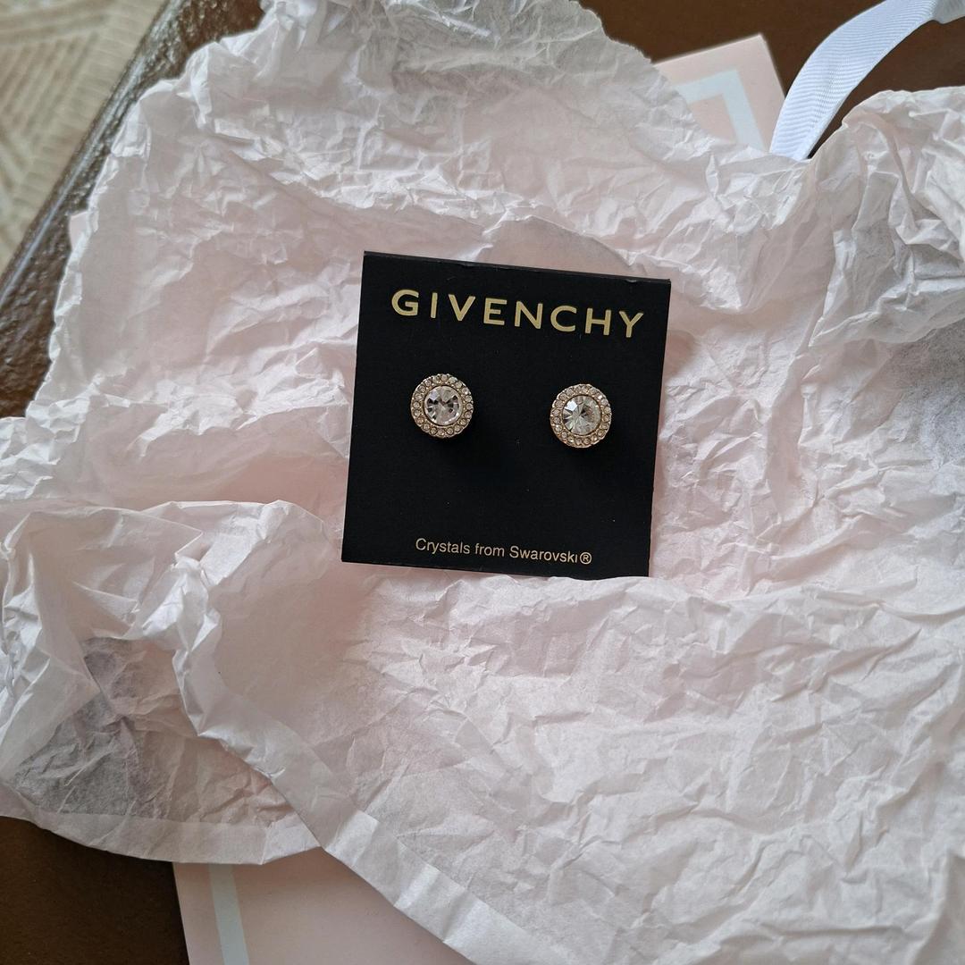 Givenchy Серьги-пусеты Givenchy Swarovski — фото 2