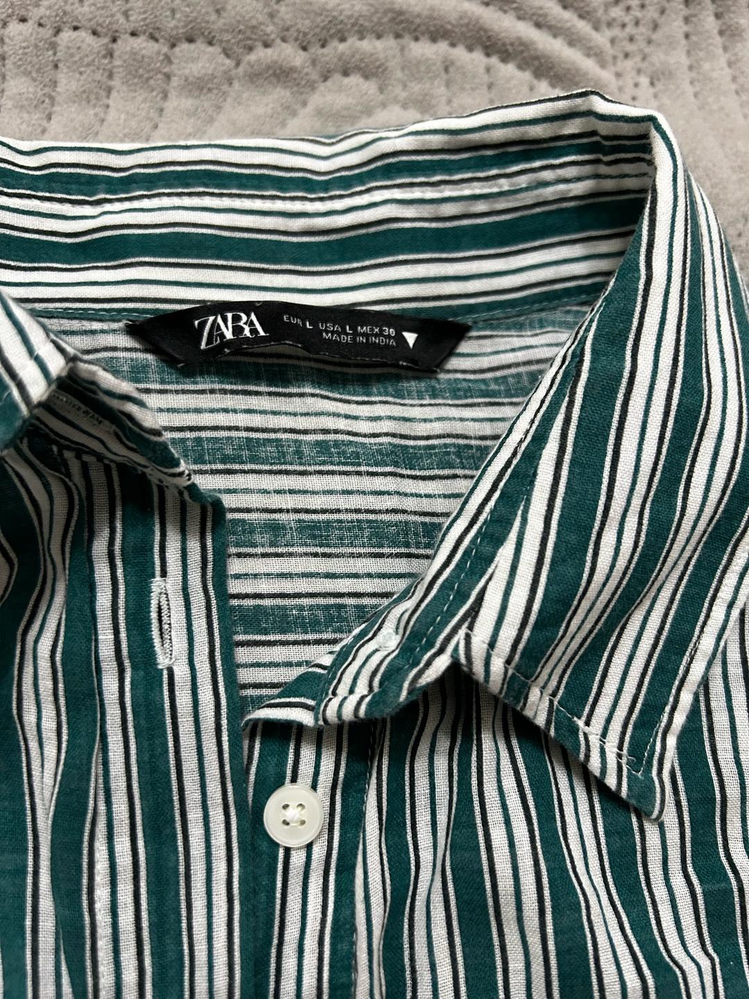 Zara Рубашка ZARA в полоску — фото 2