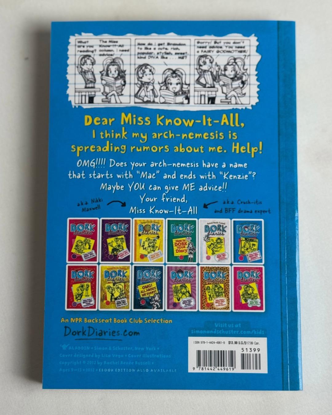 Rachel Renée Russell Dork Diaries: Tales from a Not-So-Smart Miss Know-It-All — фото 2