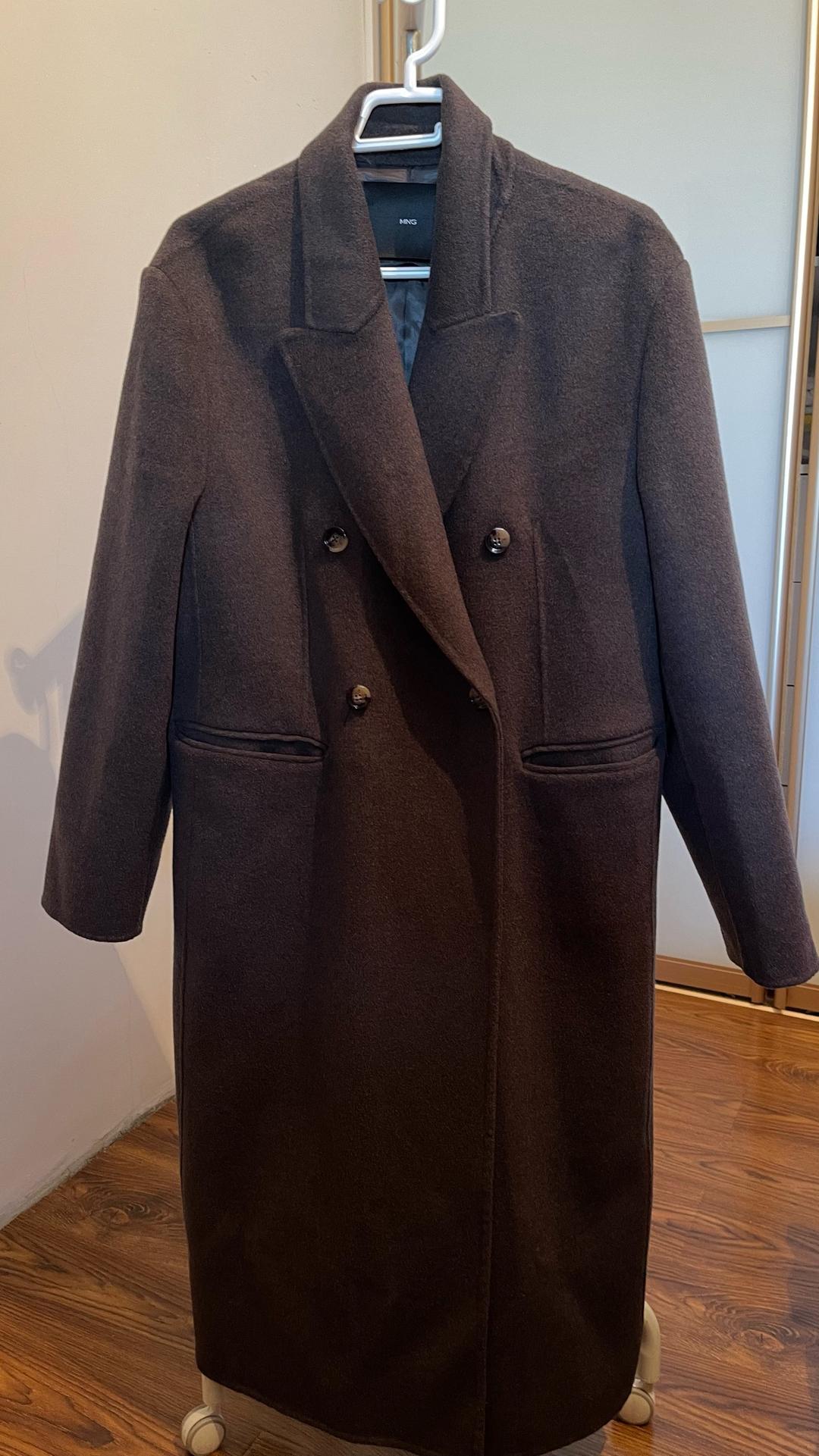 Mango Пальто Mango Handmade 67% шерсть — фото 2