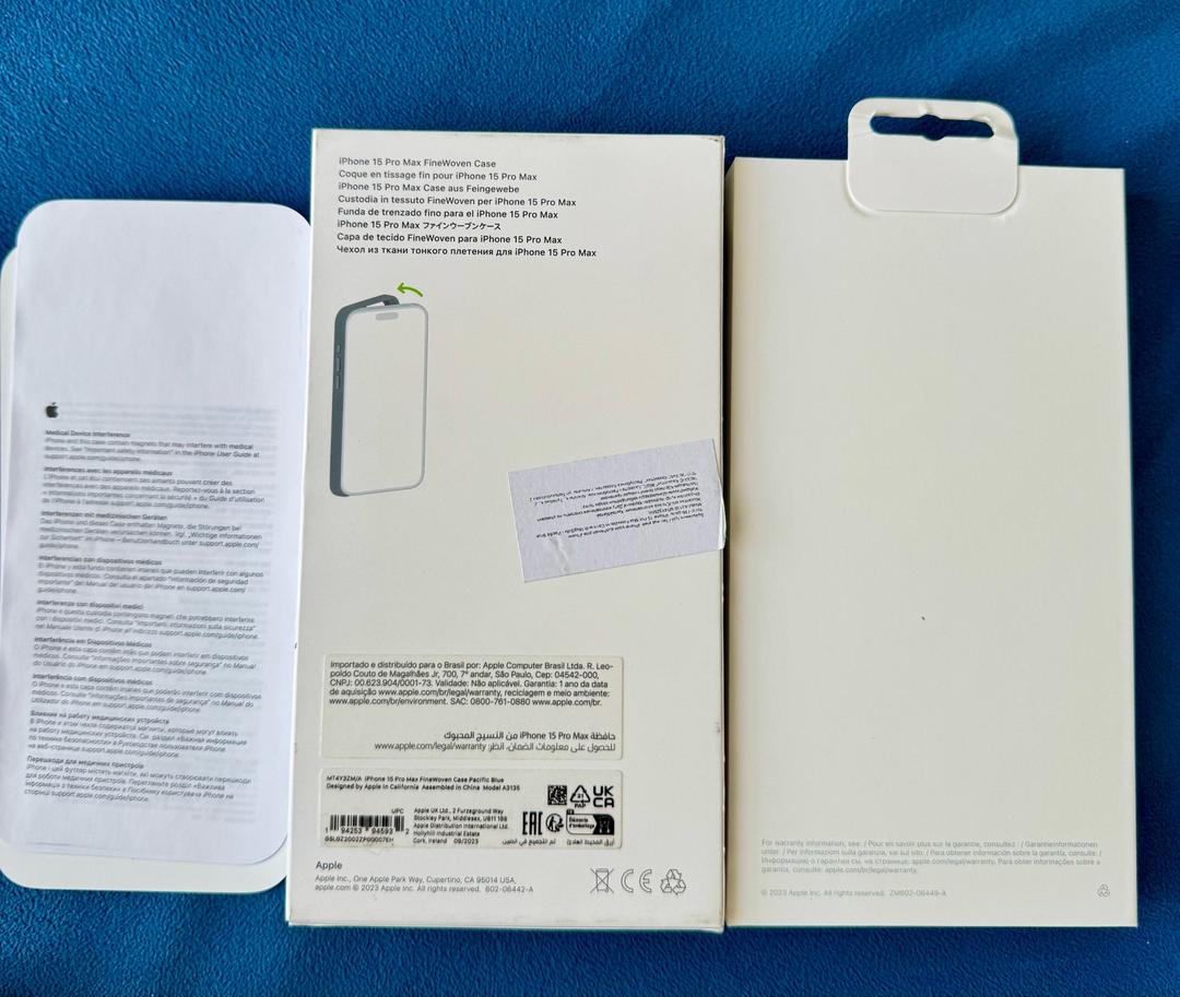 Apple Apple FineWoven Case для iPhone 15 Pro Max оригинальный — фото 2