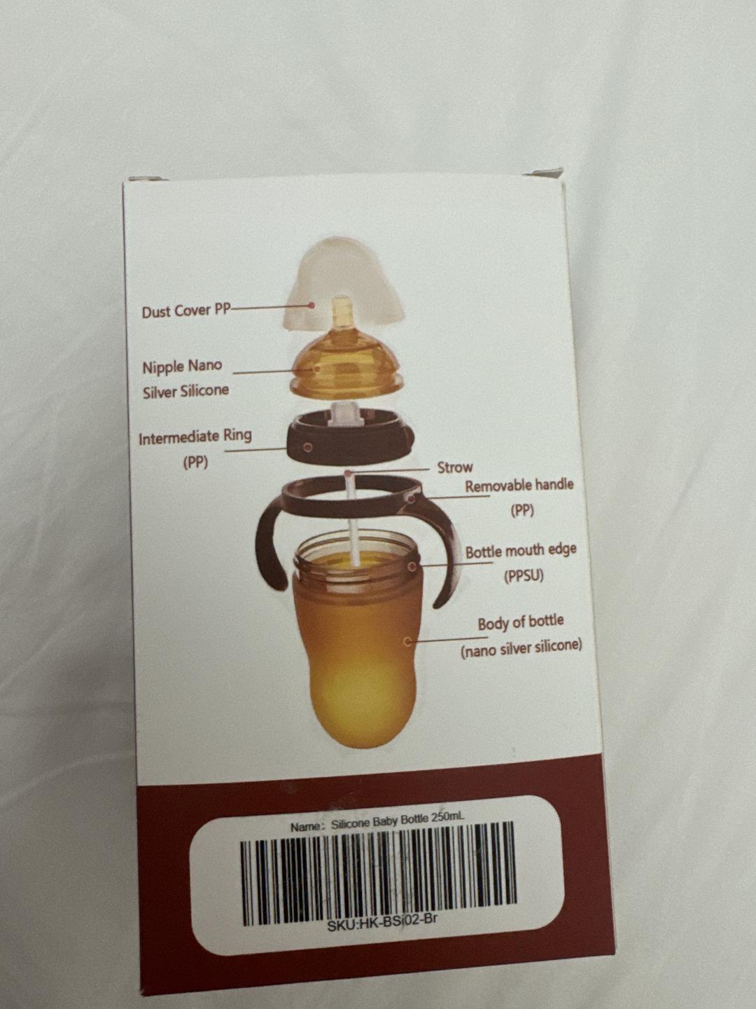 Baby Silicone Bottle Силиконовая детская бутылочка — фото 2