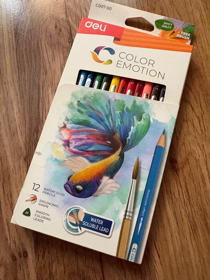 Набор акварельных карандашей DELI «Color Emotion»