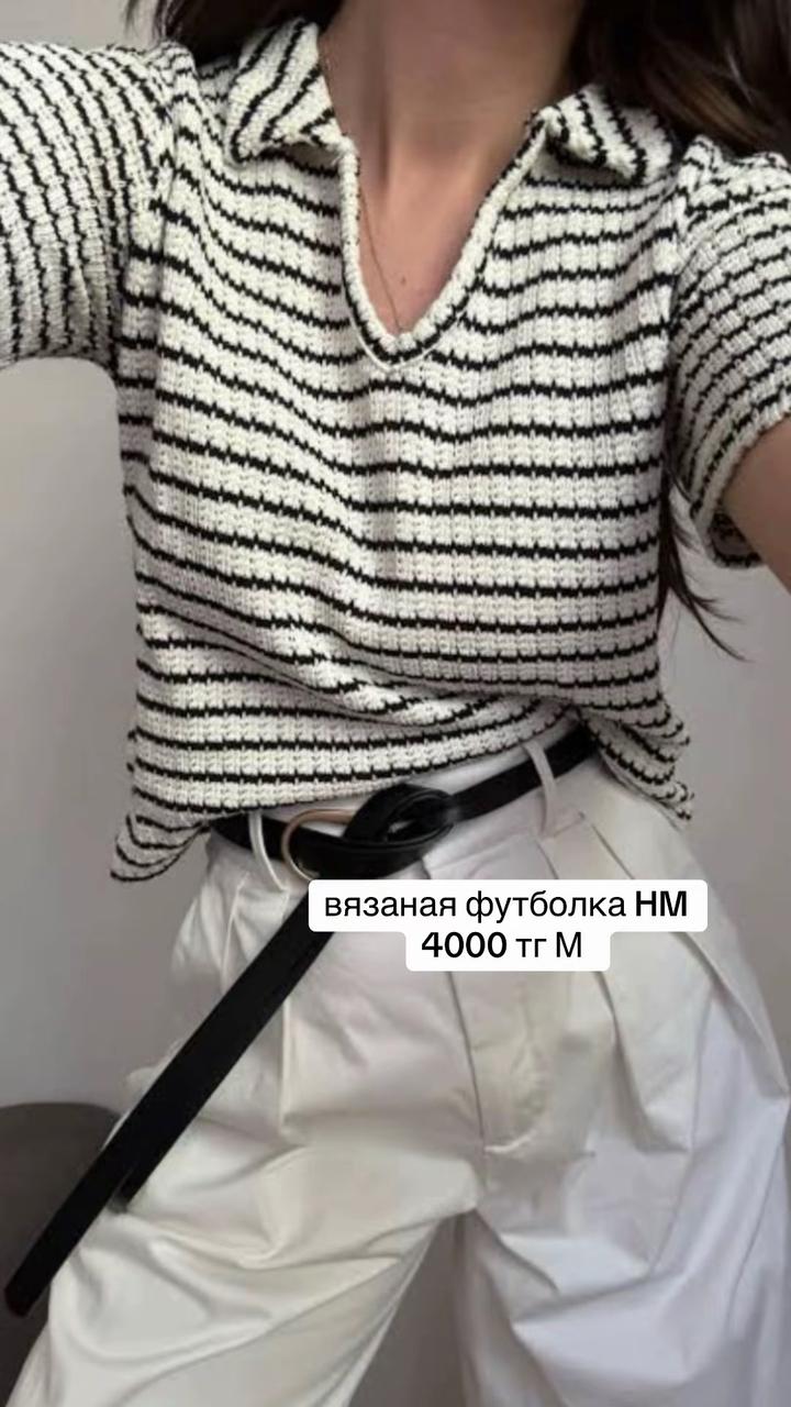 H&M Футболка поло вязаная