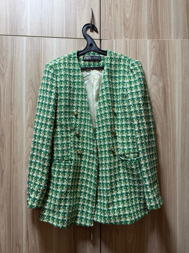 Твидовый жакет ZARA