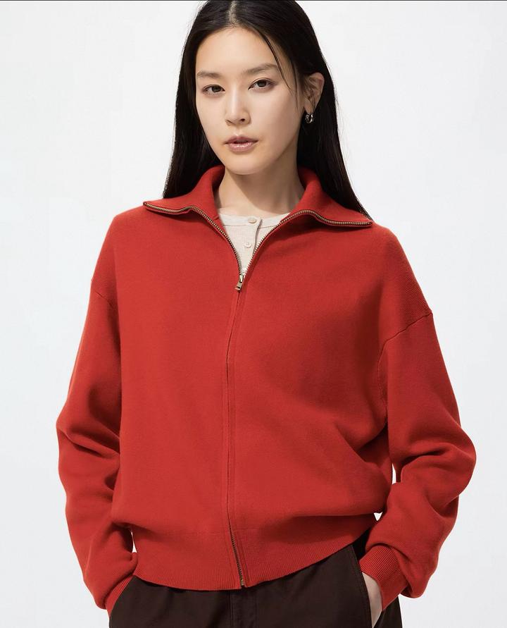Uniqlo Трикотажный кардиган на молнии