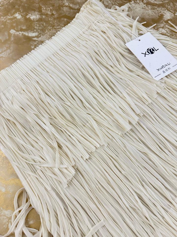 Юбка с бахромой