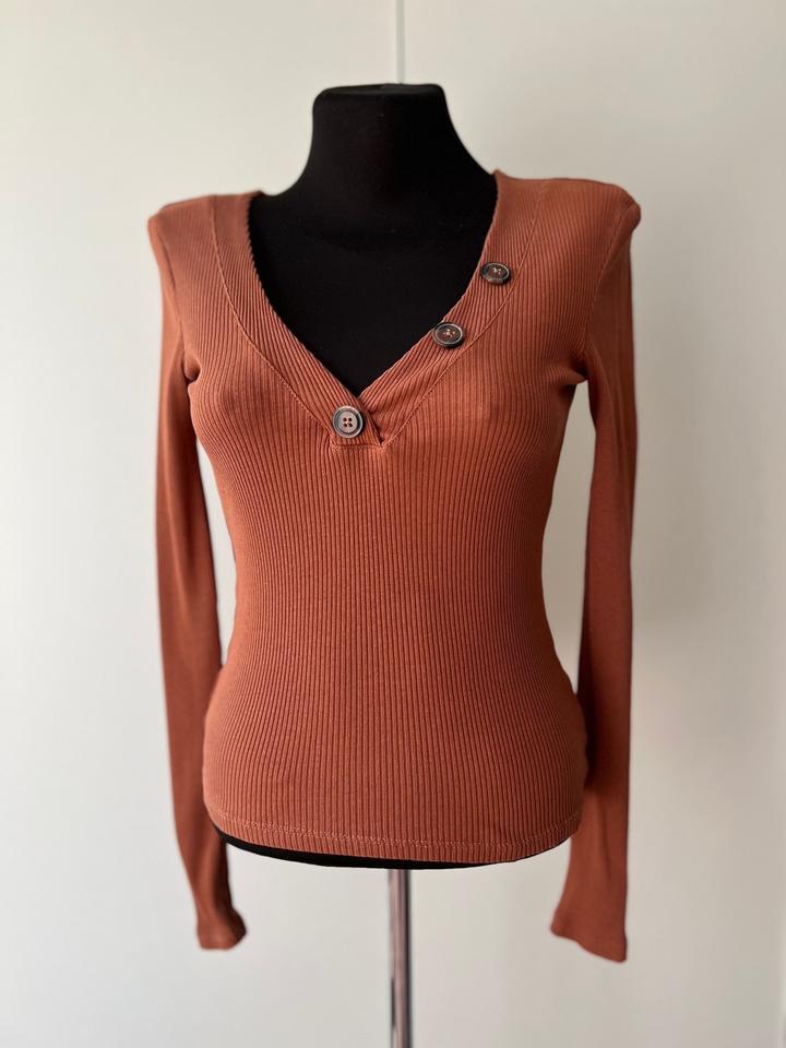Pull & Bear Лонгслив Pull&Bear в рубчик
