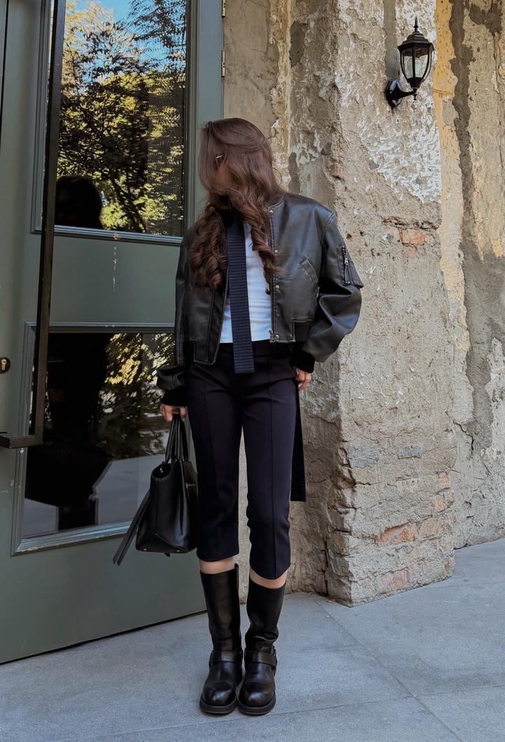 Bershka Куртка из экокожи