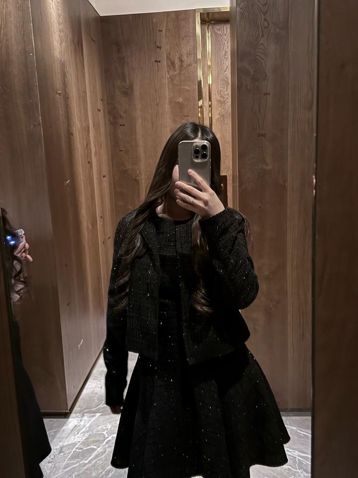 COCO wear Твидовый костюм с жакетом и юбкой