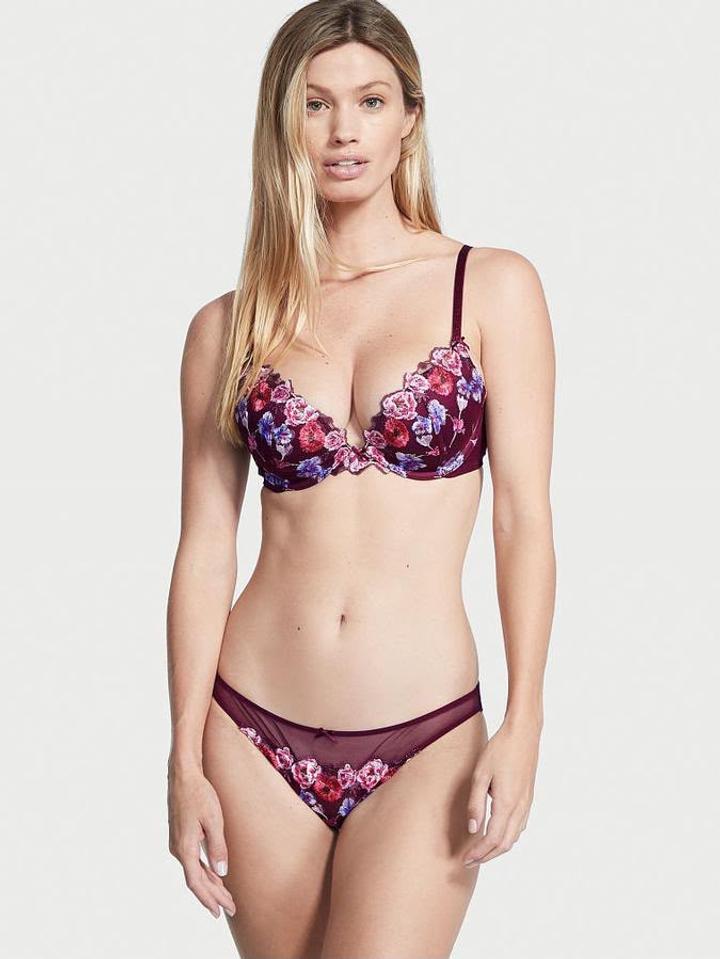 Victoria's Secret Бюстгальтер с цветочной вышивкой victoria secret