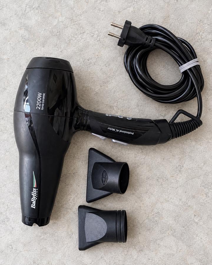 Профессиональный фен BaByliss 6614E/SE 2200W + 2 насадки