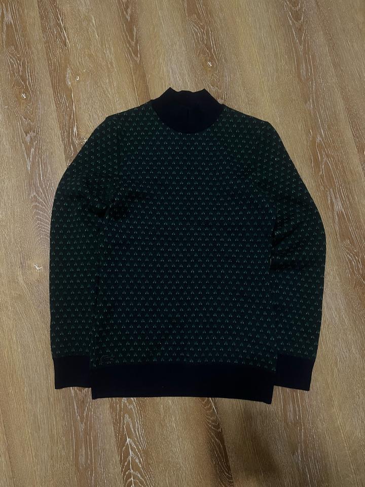 Lacoste лонгслив свитер монограмм