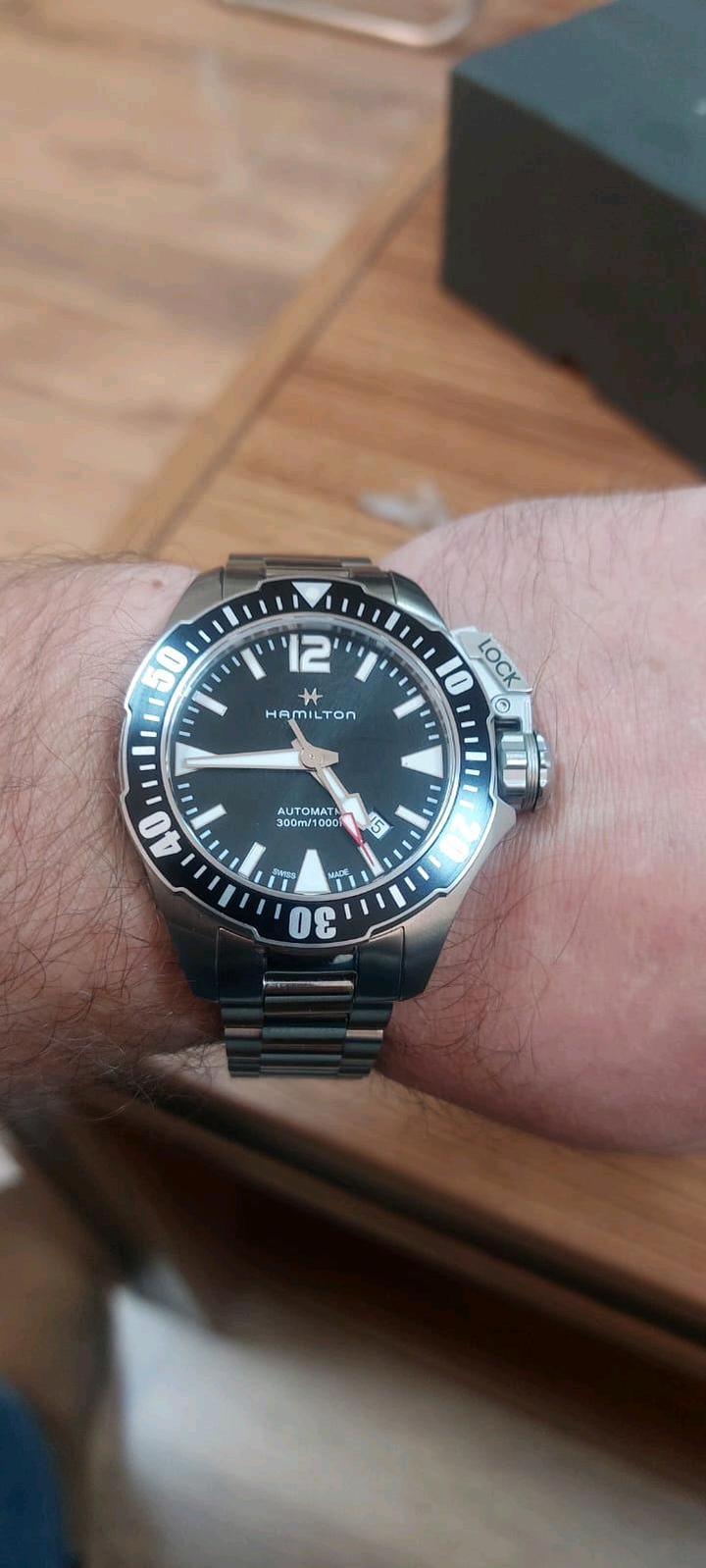 Мужские швейцарские механические часы Hamilton Khaki Navy Frogman