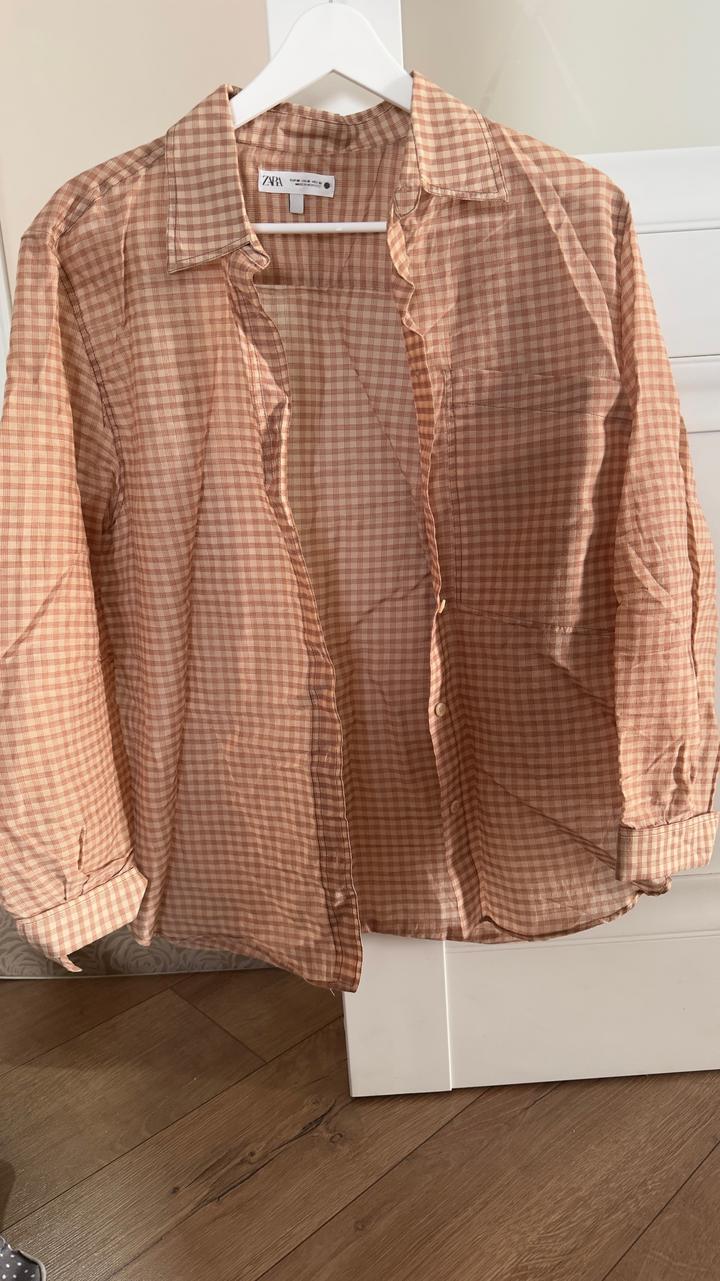 Рубашка ZARA в клетку