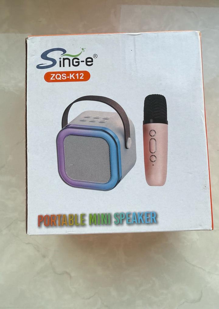 ECCO Портативная колонка Sing-e ZQS-K12 с микрофонами
