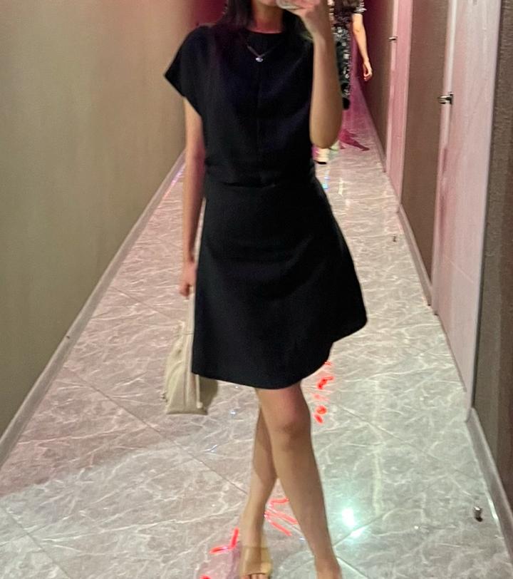 Черное платье H&M