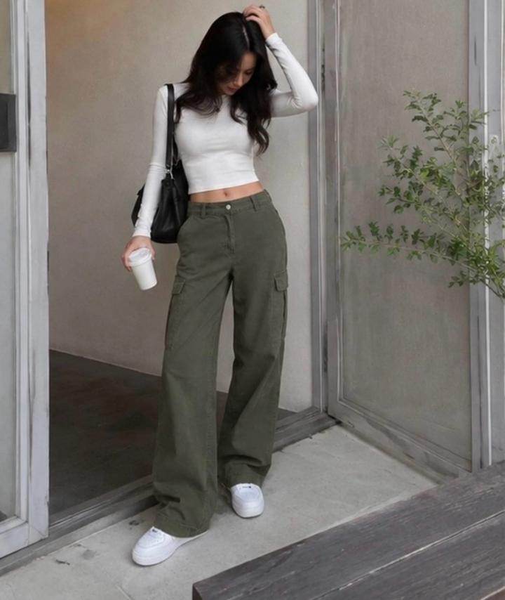 Pull & Bear Брюки карго Pull n bear