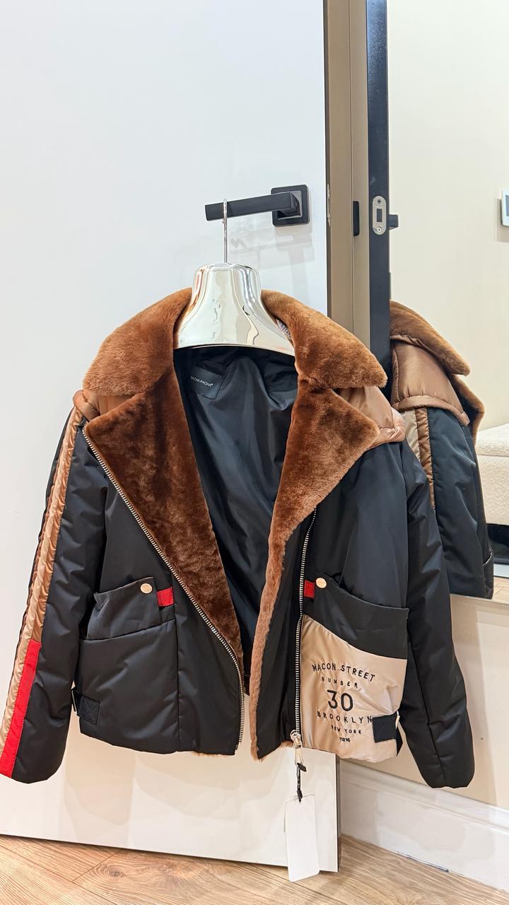 Новая Зимняя дубленка с биркой